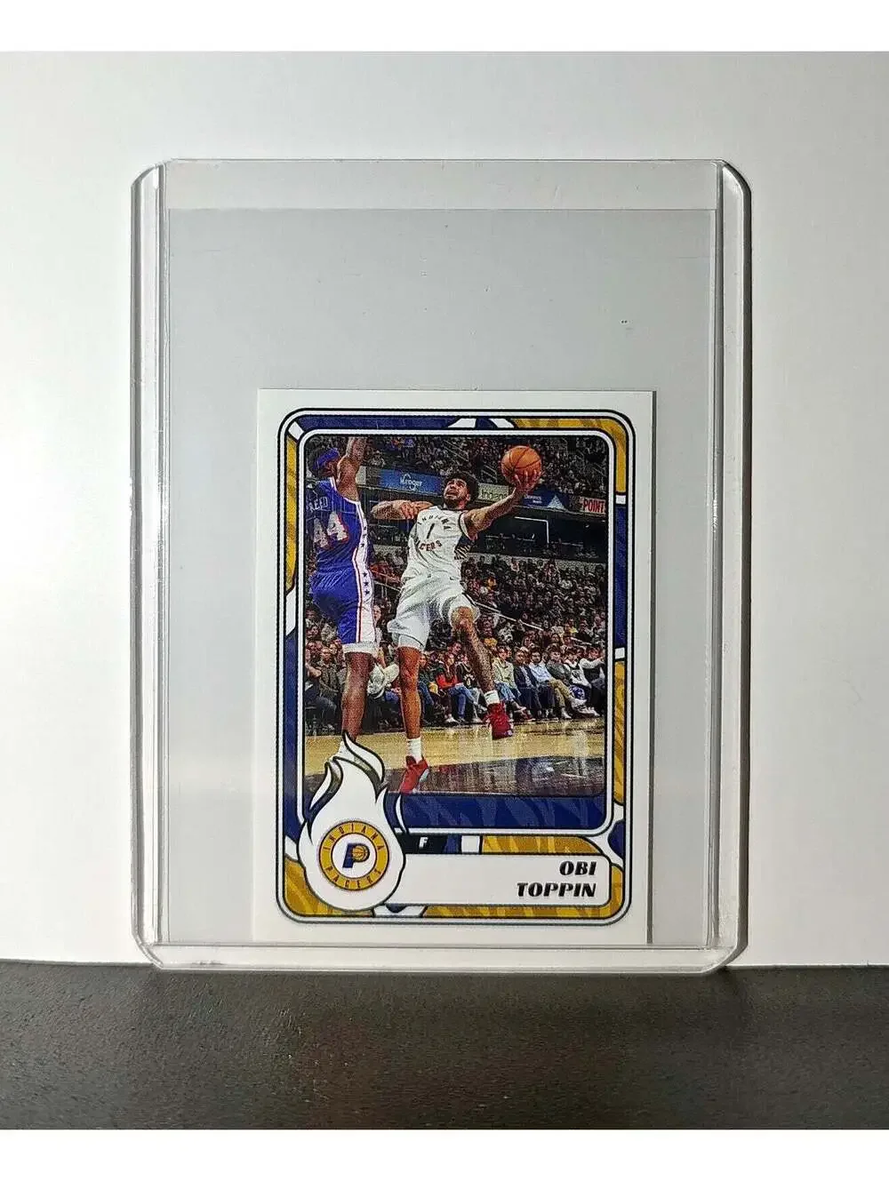 Obi Toppin 2024-25 Panini NBA #195 Sticker Card Indiana Pacers